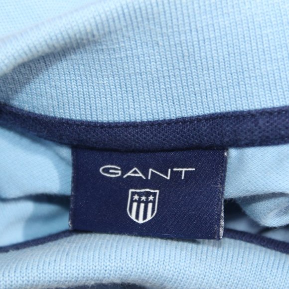 Gant Polo Shirt Large Blue Mens - Picture 10 of 13